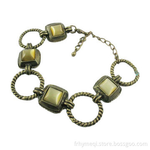 Bronze Metal Bracelet, Suitable for Girls, Female